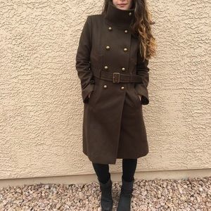 BCBG Military Trench Coat
